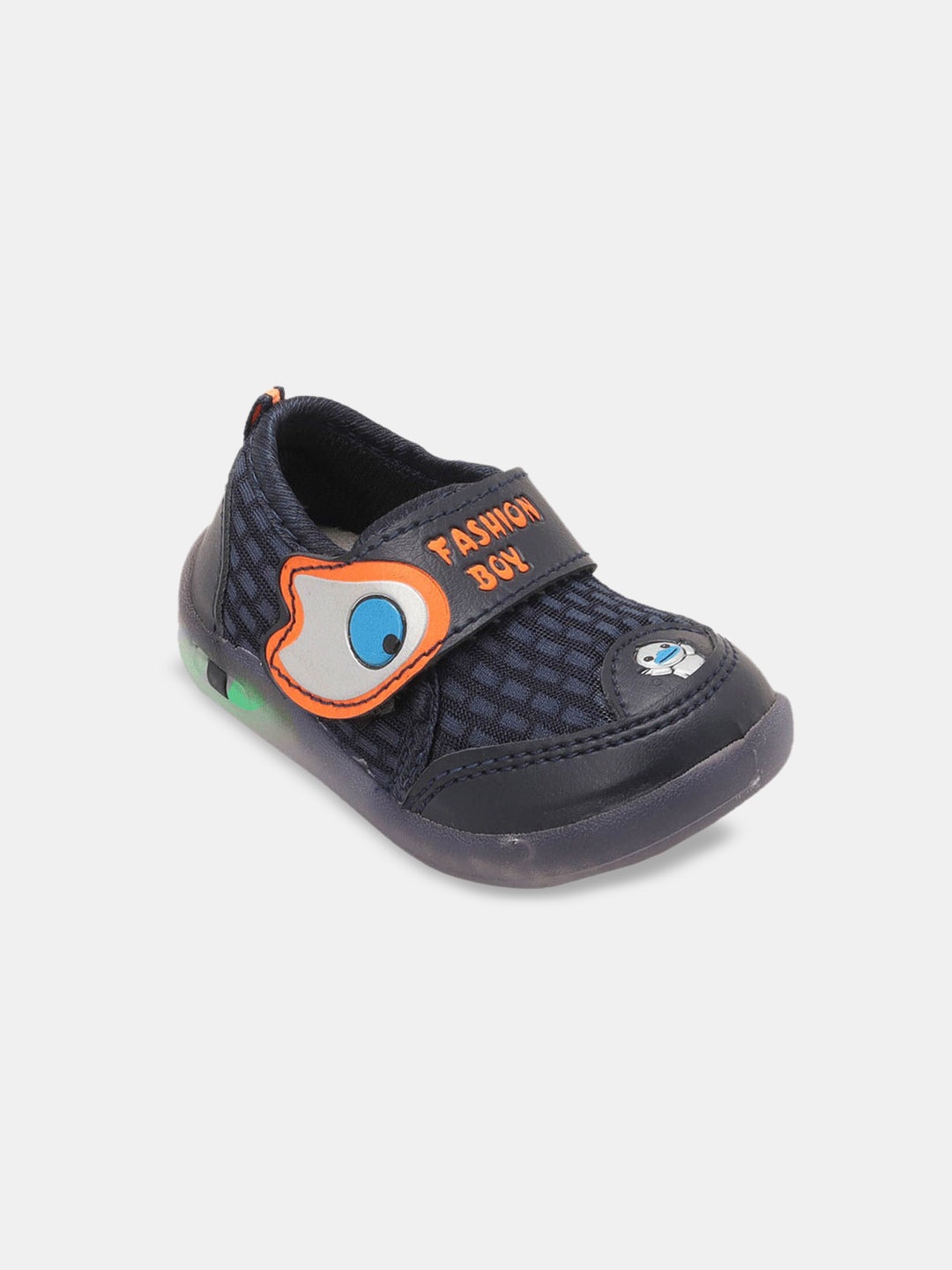 

Hopscotch Kids Printed LED Sneakers, Grey