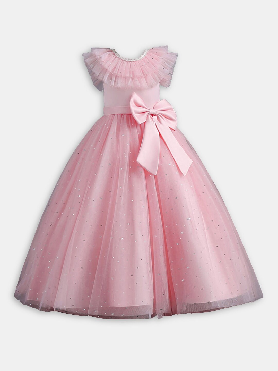 

Hopscotch Girls Embellished Maxi Dress, Pink