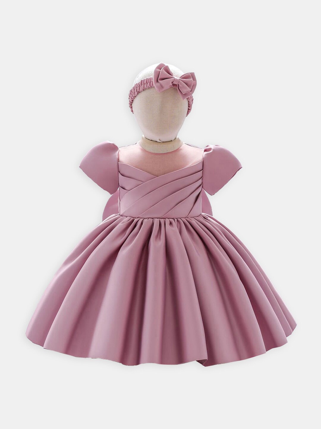 

Hopscotch Girls Sweetheart Neck Dress, Pink