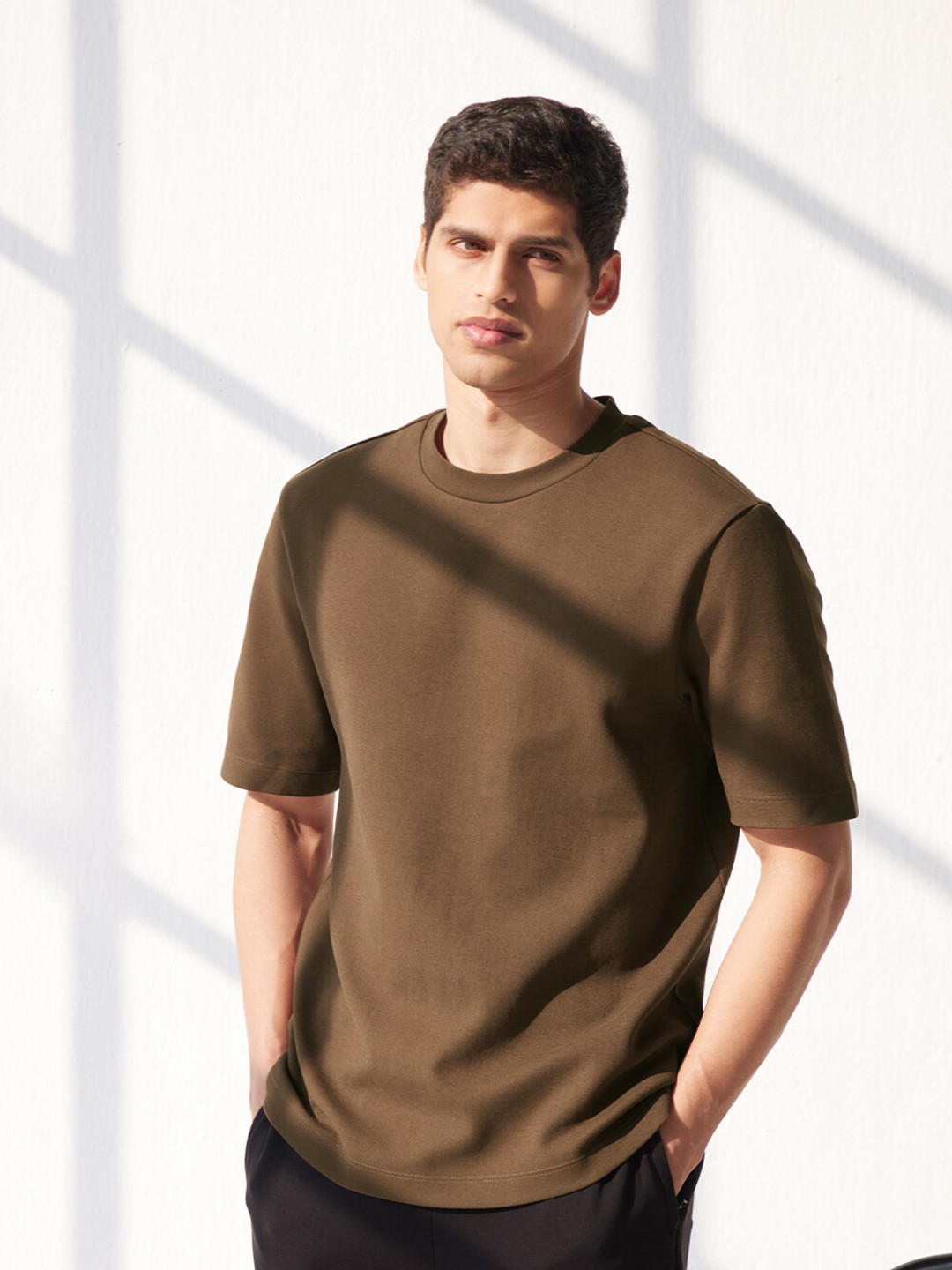

Andamen Men Relaxed Fit T-shirt, Brown