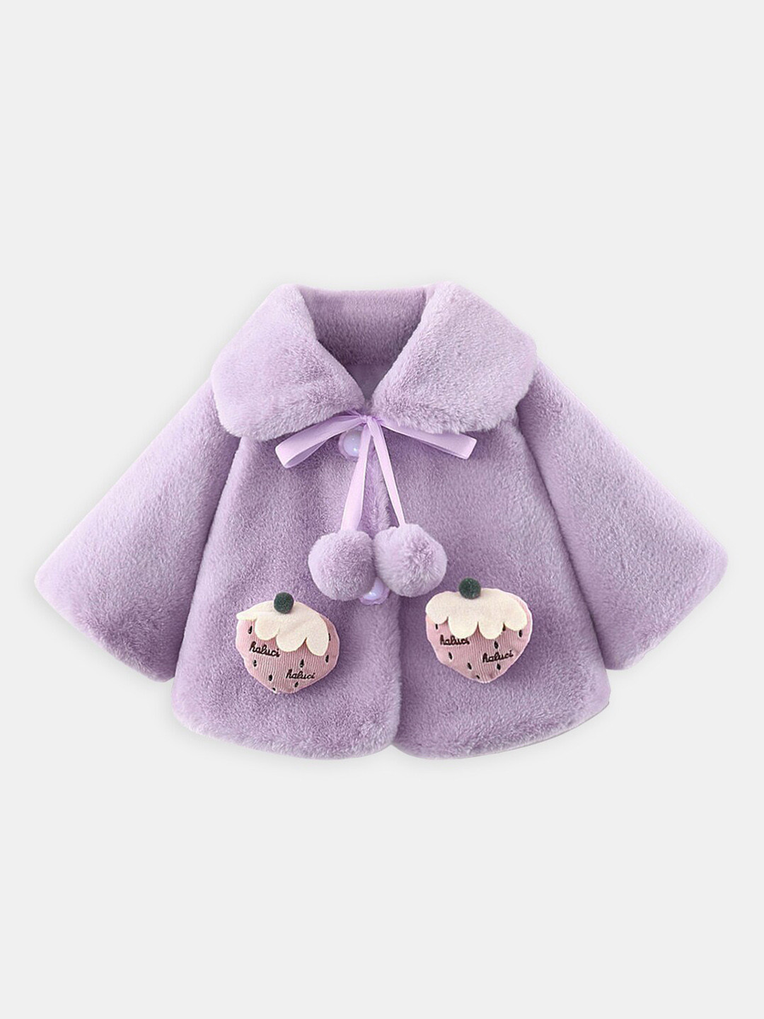 

Hopscotch Girls Applique Bomber Jacket, Purple