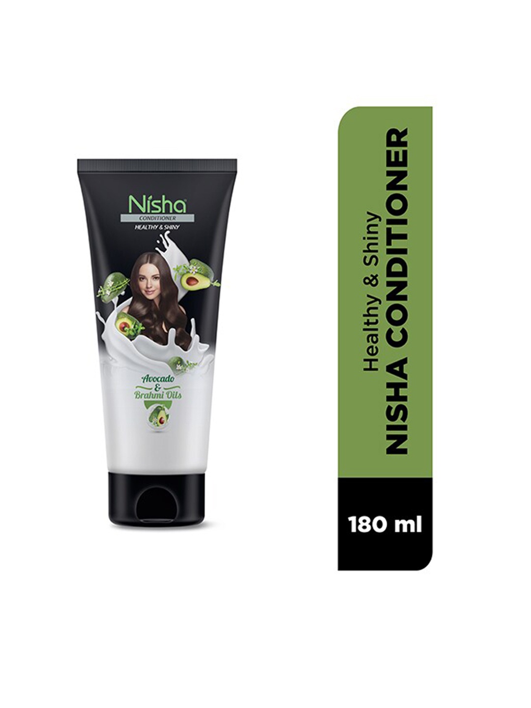 

Nisha Smooth Naturally Strong Beautiful Hair Conditioner 180 ml, Black