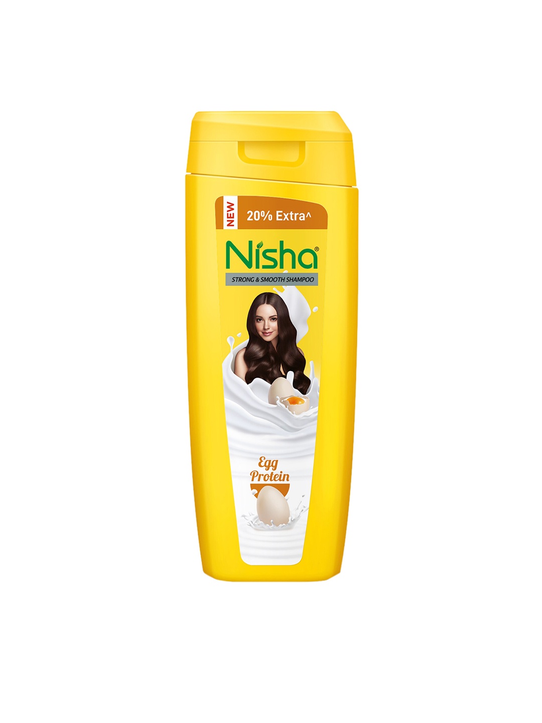 

Nisha Set of 3 Egg Protein Strong & Smooth Hair Shampoo 80 ml, Yellow