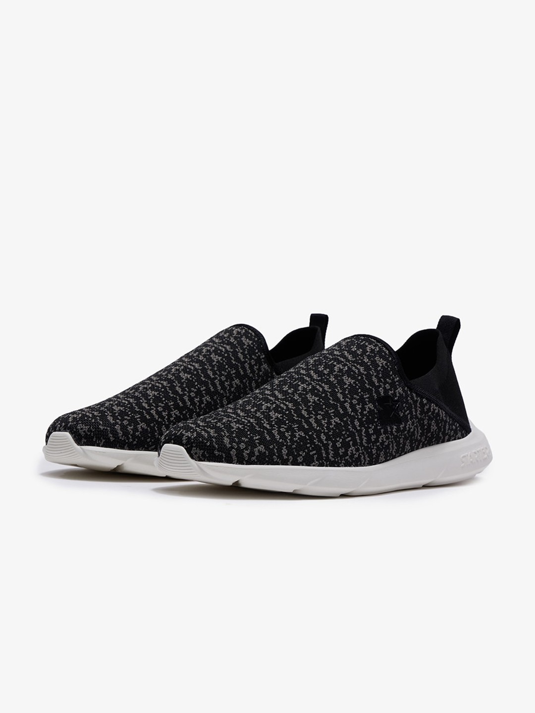 

STARTER Men Printed Slip-On Sneakers, Black