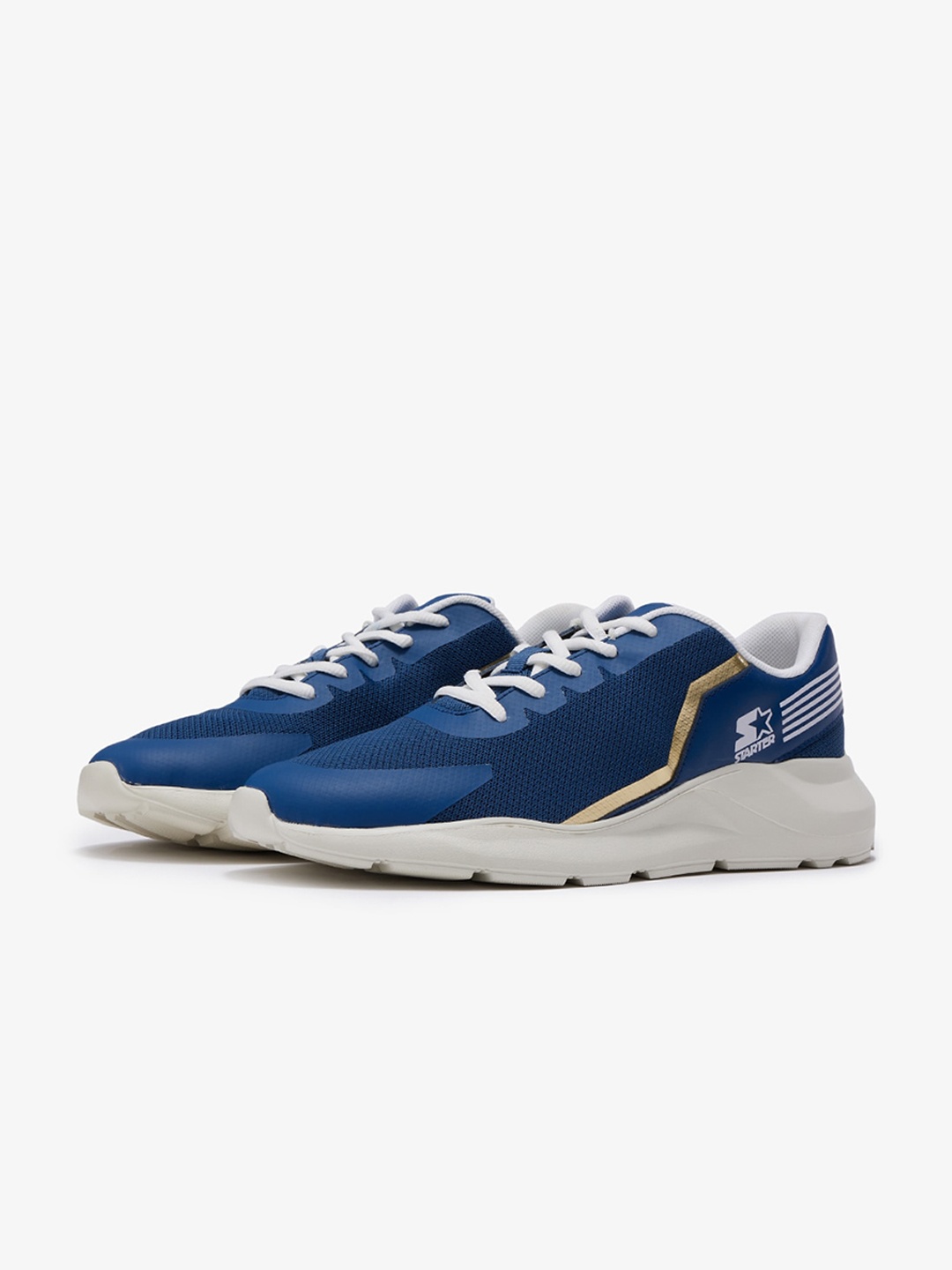 

STARTER Men Lace-Ups Colourblocked Sneakers, Blue