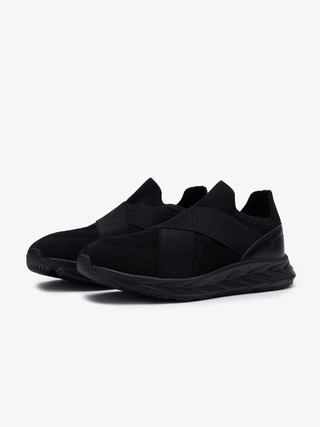 

STARTER Men Woven Design Slip-On Sneakers, Black