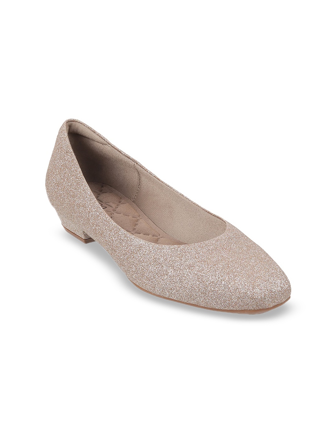 

Metro Textured Block Heel Pumps, Gold