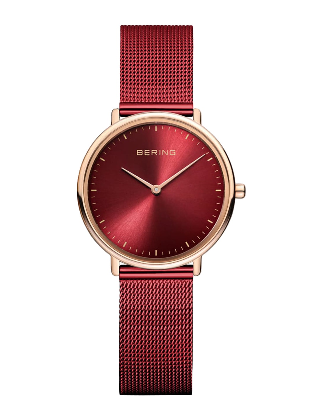 

BERING Women Stainless Steel Strap Analogue Watch 15729-363, Red