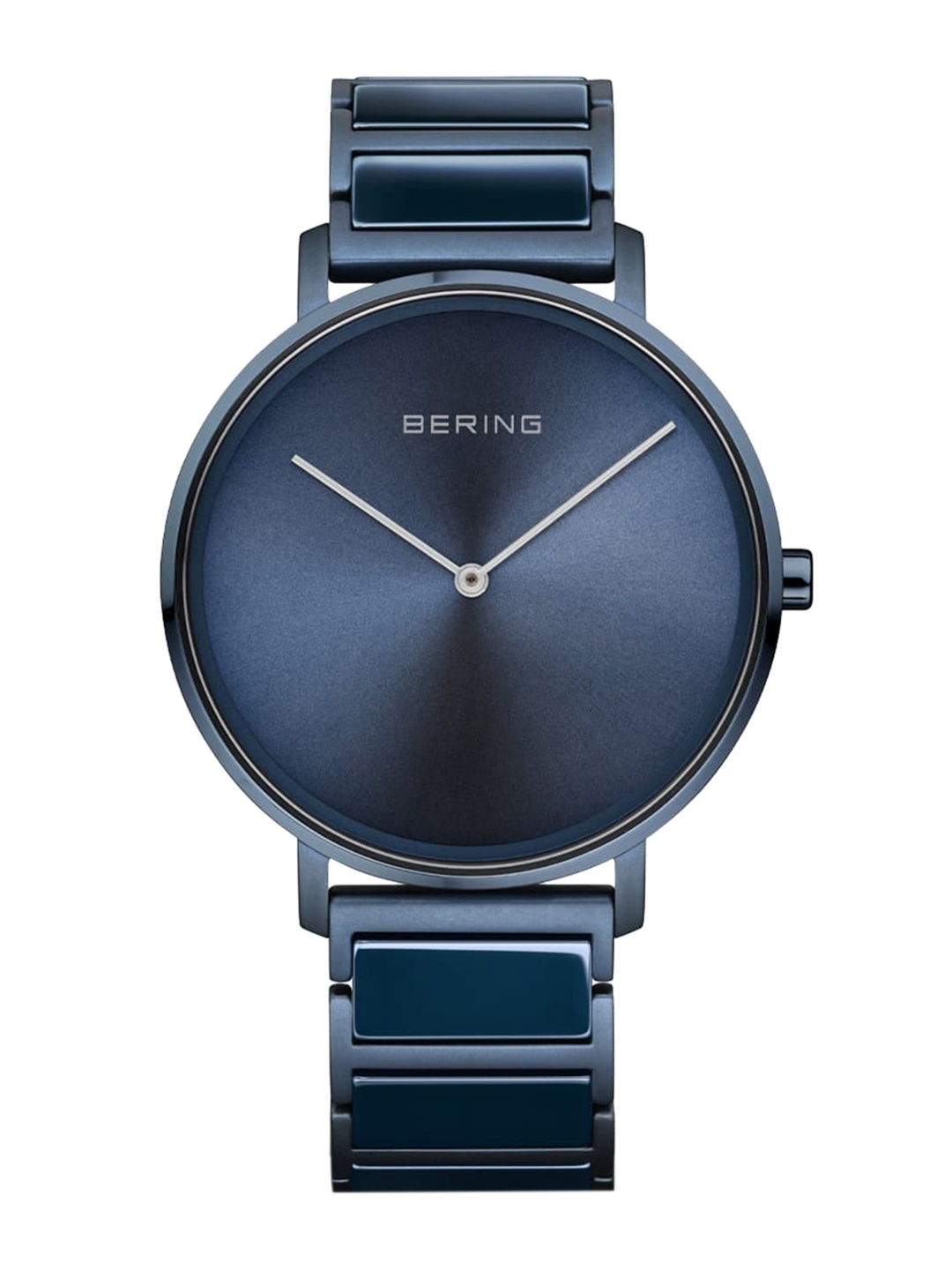 

BERING Men Ceramic Bracelet Style Straps Analogue Watch, Blue