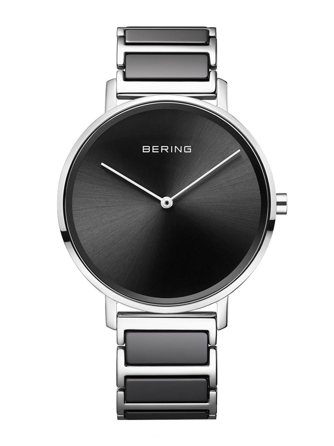 

BERING Men Ceramic Bracelet Style Straps Analogue Watch, Black