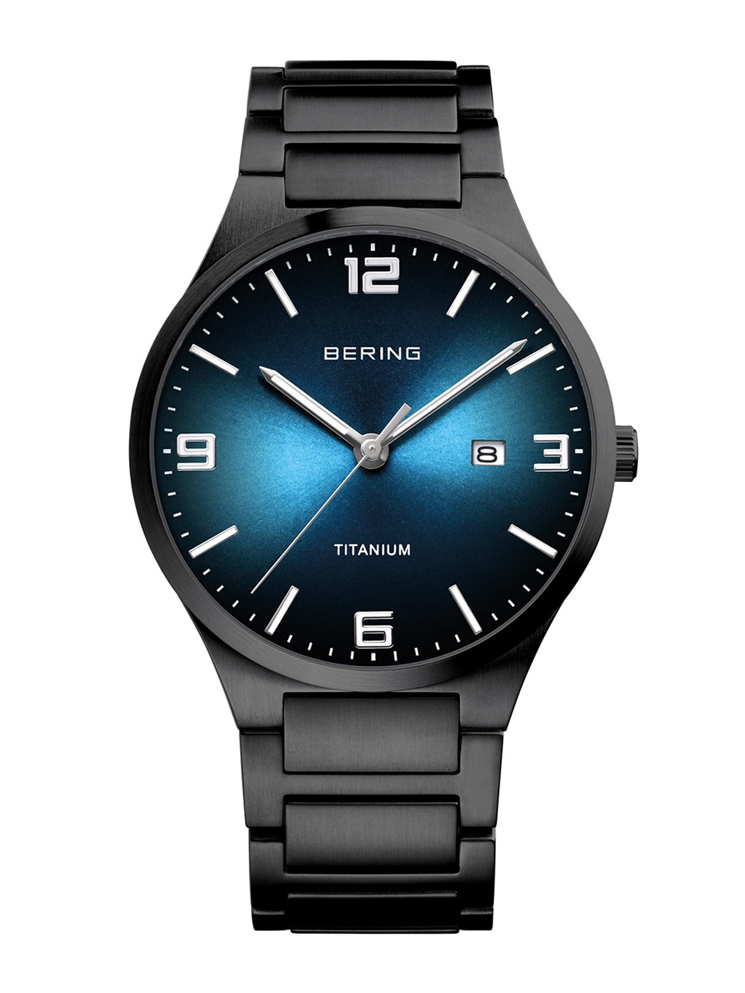 

BERING Men Stainless Steel Bracelet Style Straps Analogue Watch 15240-727, Blue