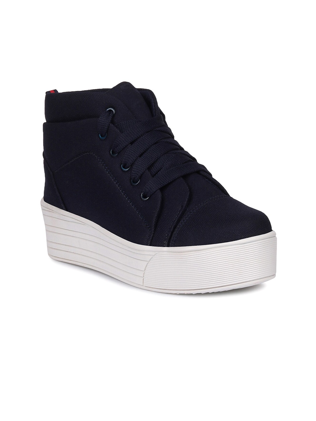 

Longwalk Women Flatform Heels Regular Boots, Navy blue