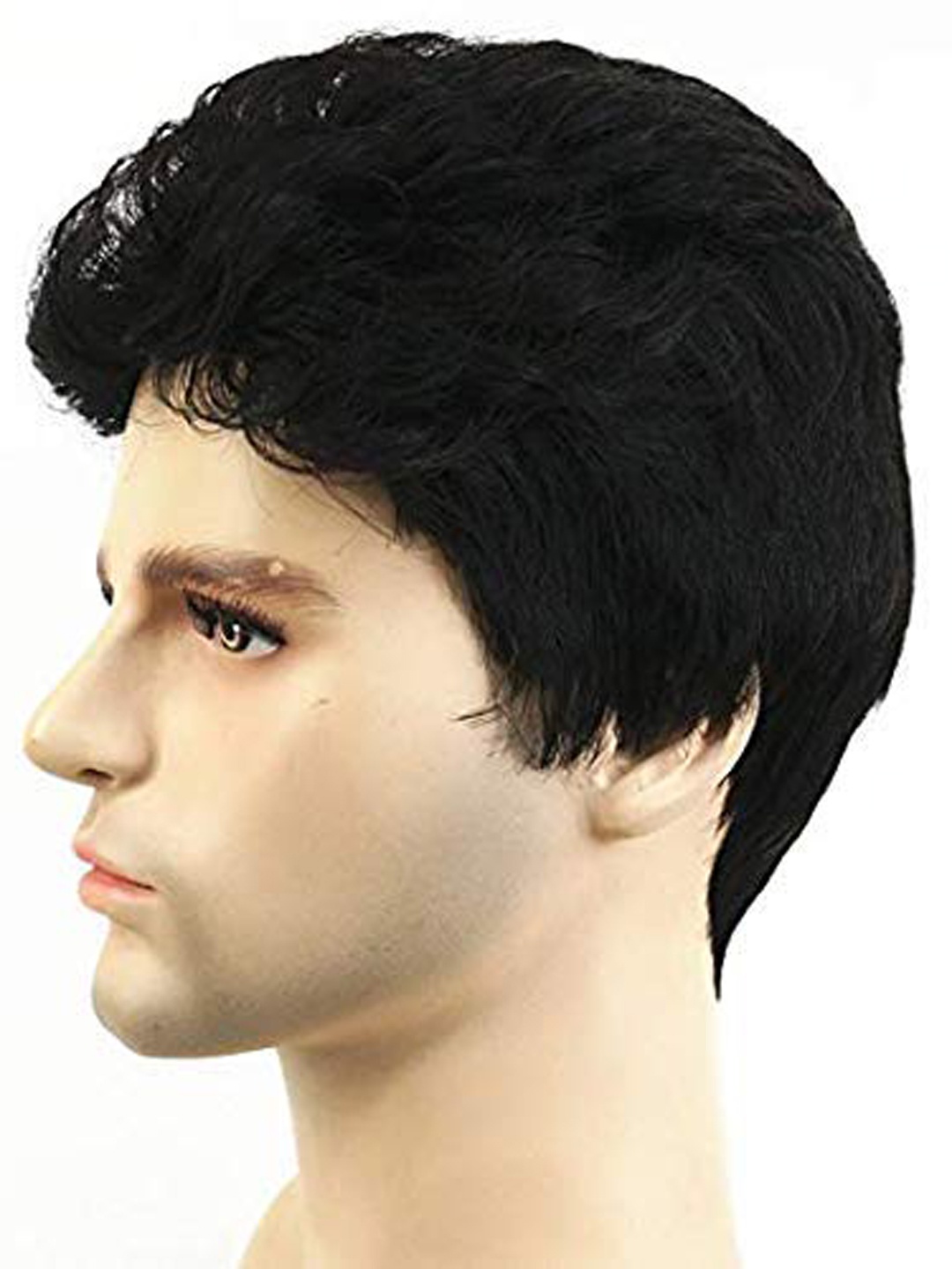 

CHANDERKASH Men Full Head Synthetic Nylon Hair Wig - Black