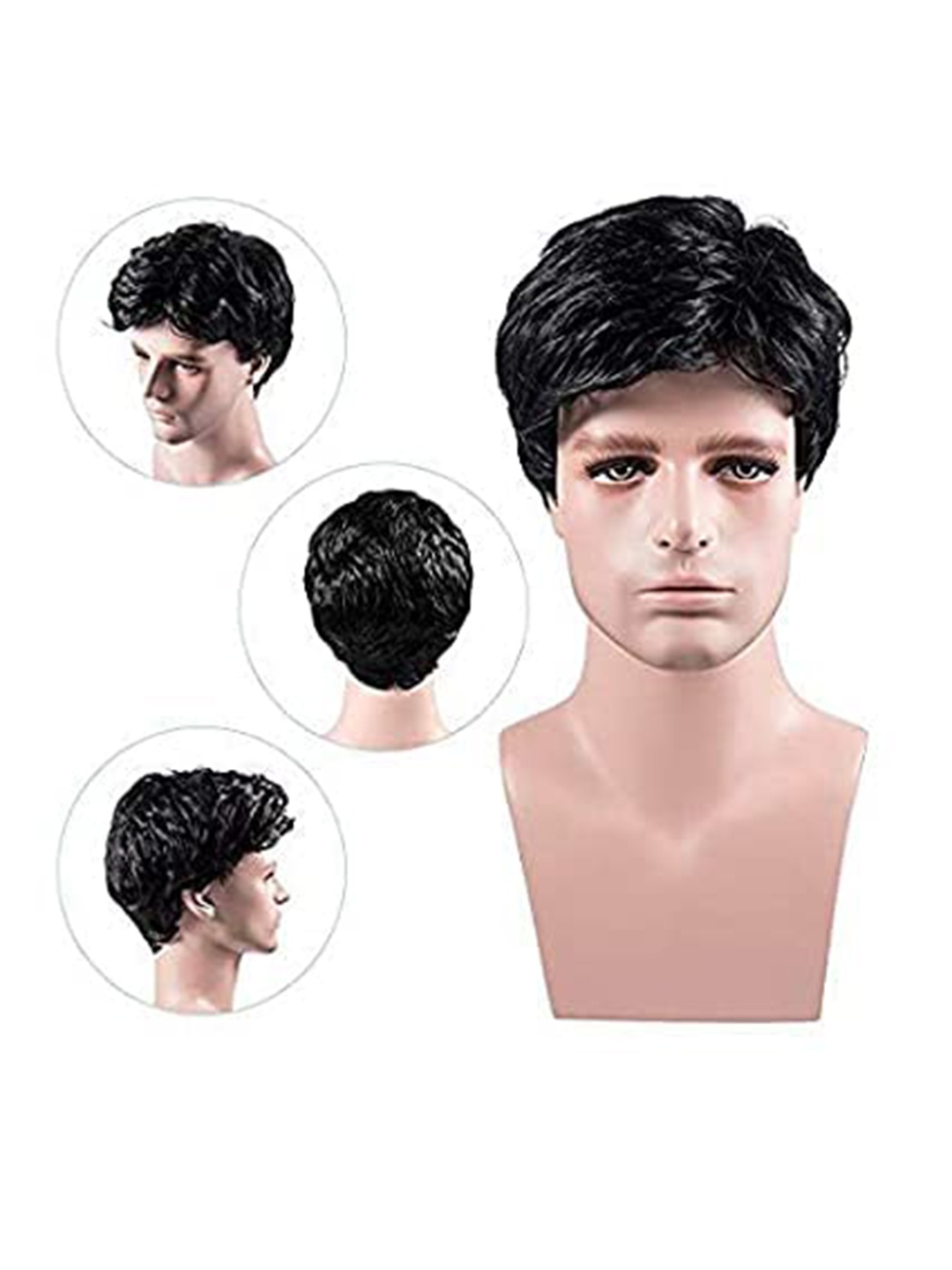 

CHANDERKASH Men Full Head Hair Wig - Brown