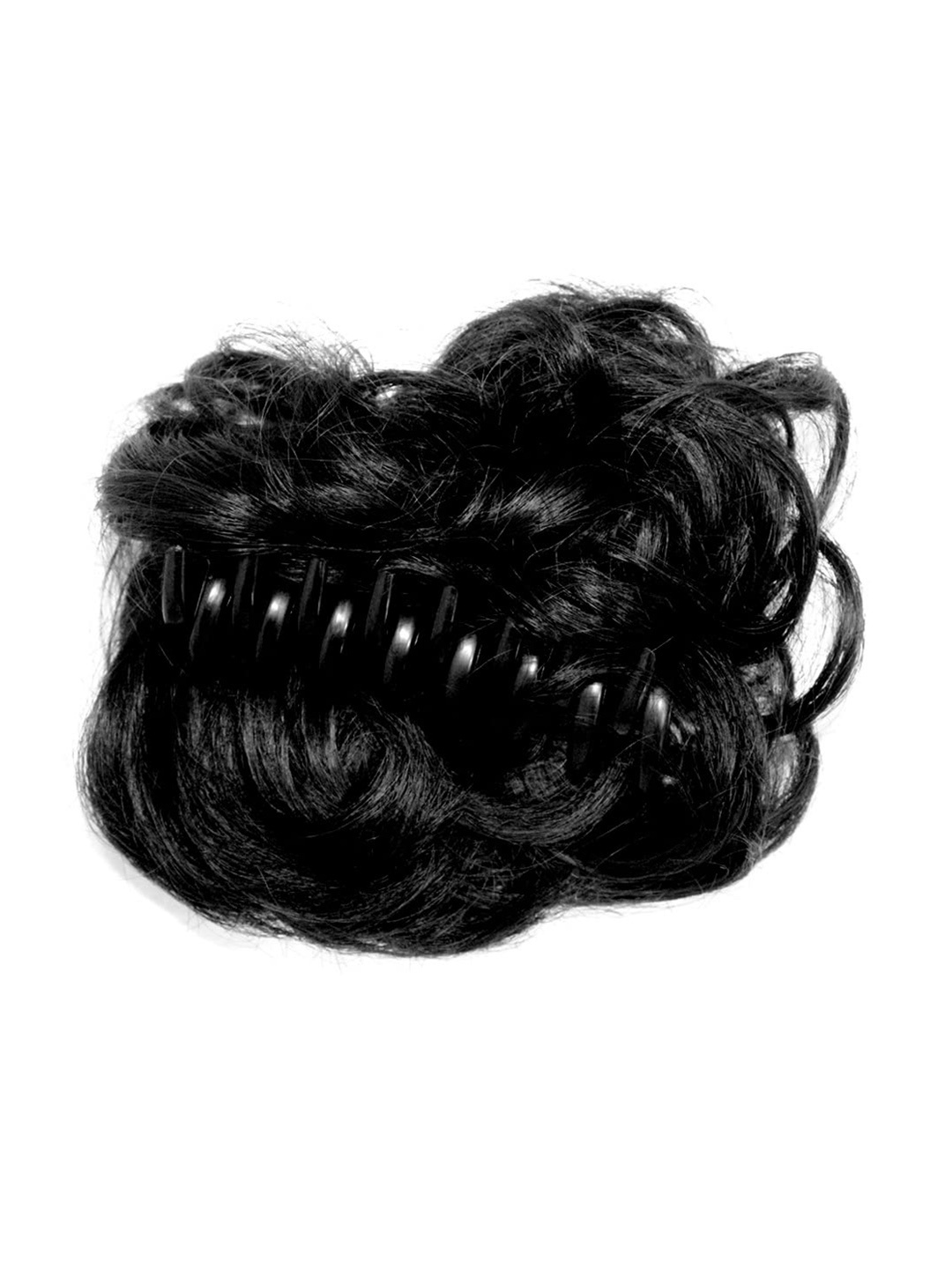 

CHANDERKASH Women Synthetic Nylon Bun Hair Extension Clutcher Juda - Black