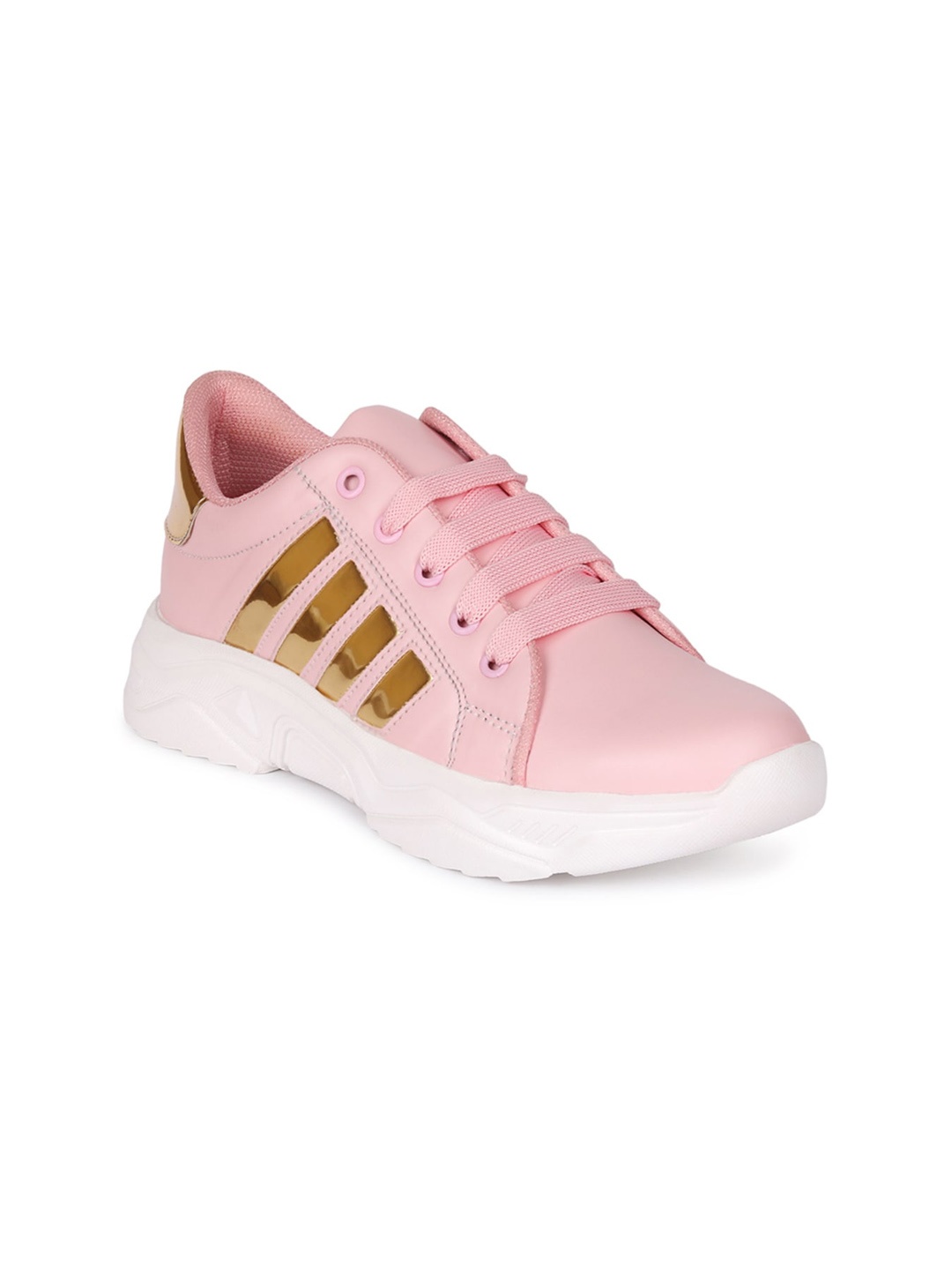 

Longwalk Women Striped Sneakers, Pink