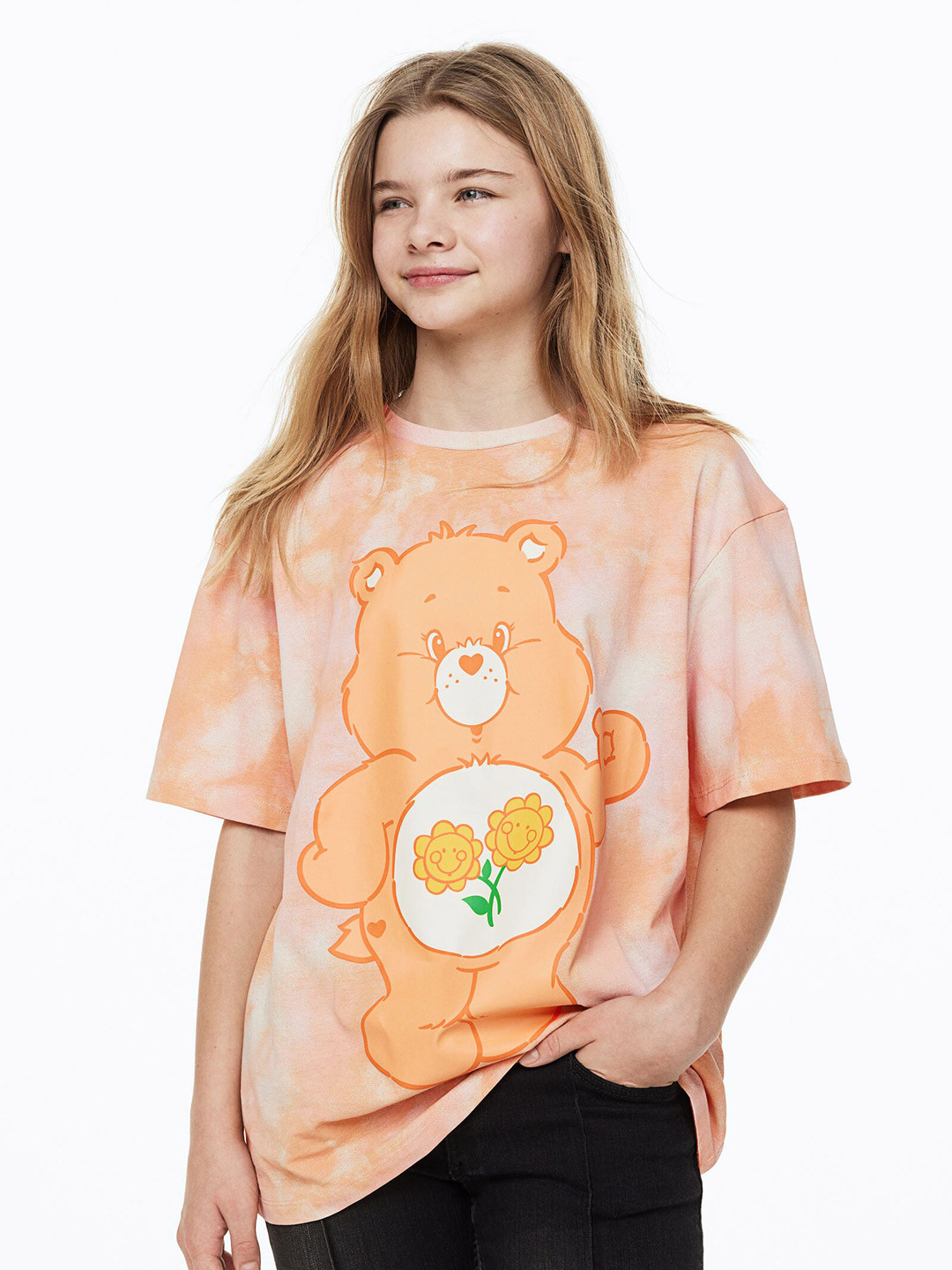 

H&M Girls Printed Cotton T-Shirt, Multi