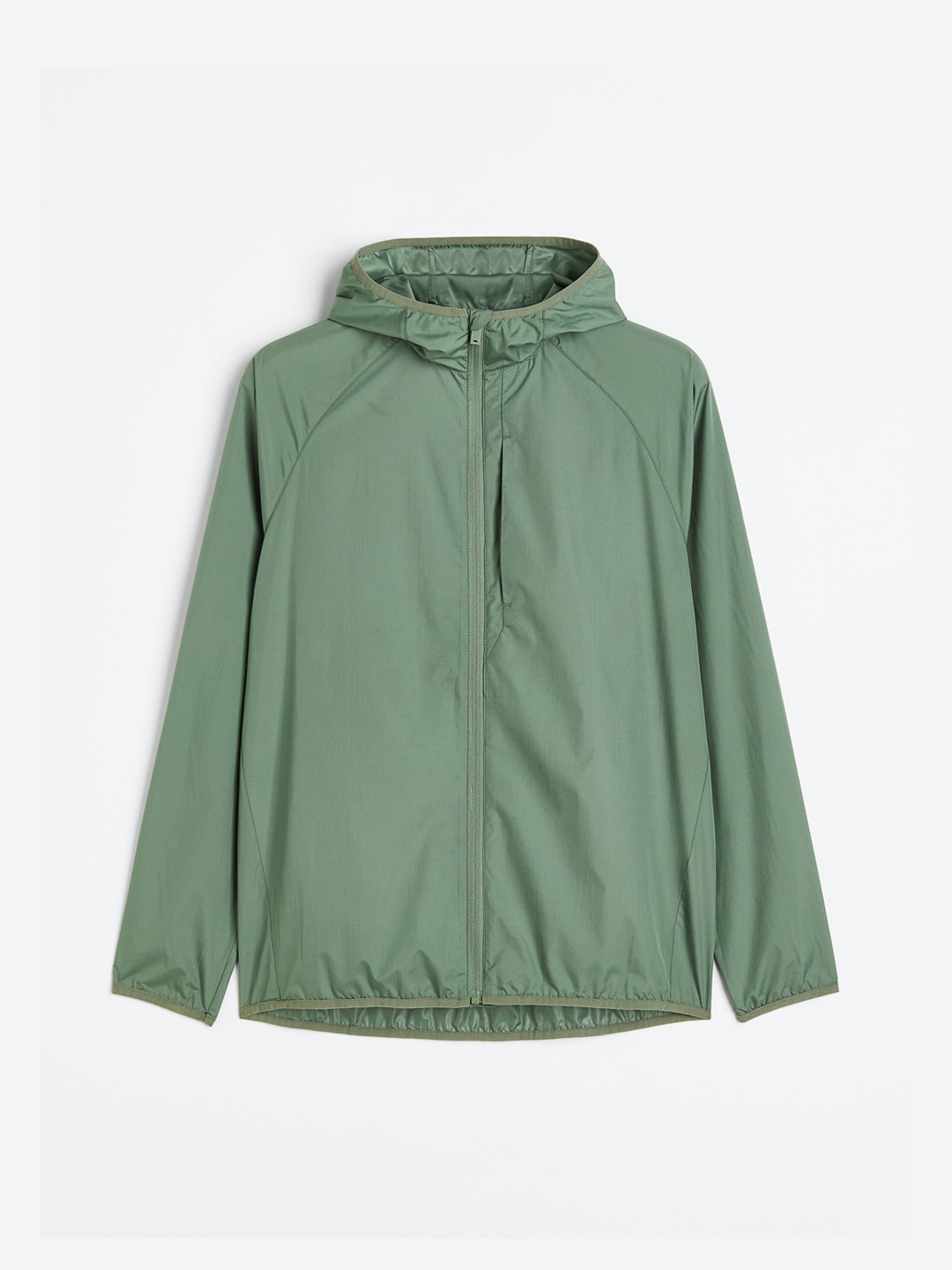 

H&M Men Sports Windbreaker Jacket, Green