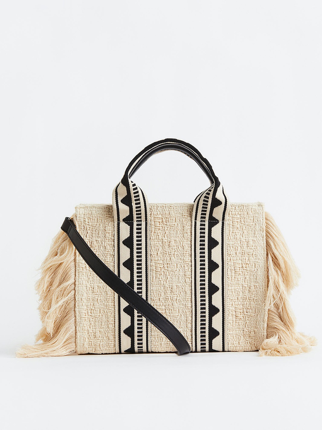 

H&M Women Jacquard-Weave Shopper, Beige