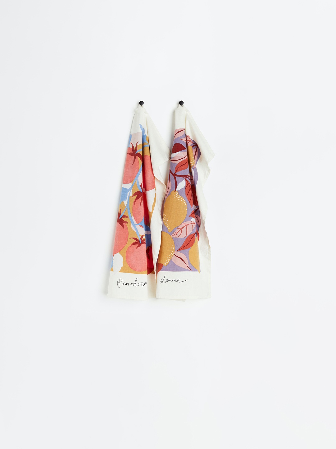 

H&M 2-Pack Printed Tea Towels, White