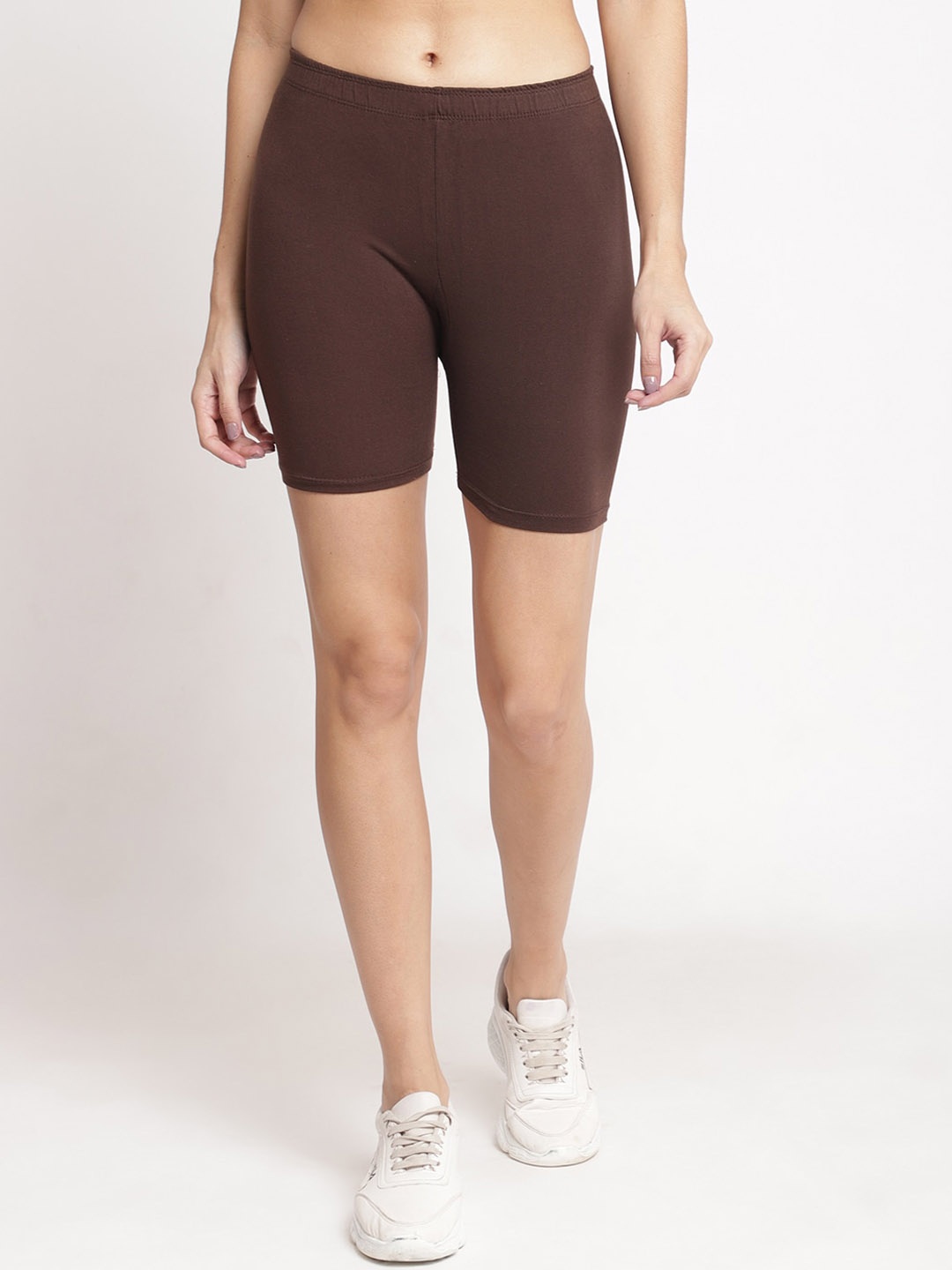 

GRACIT Women Cycling Shorts, Brown