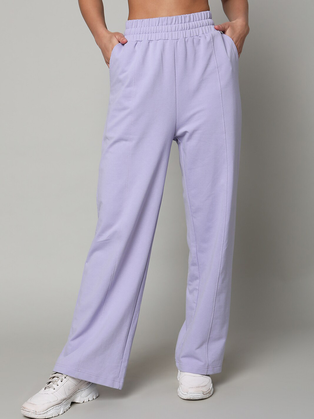 

Silvertraq Women Straight-Fit Track Pant, Lavender
