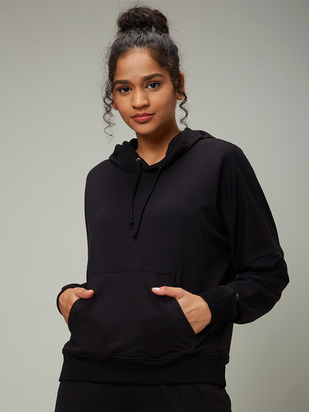 

Silvertraq Hooded Cotton Sweatshirt, Black