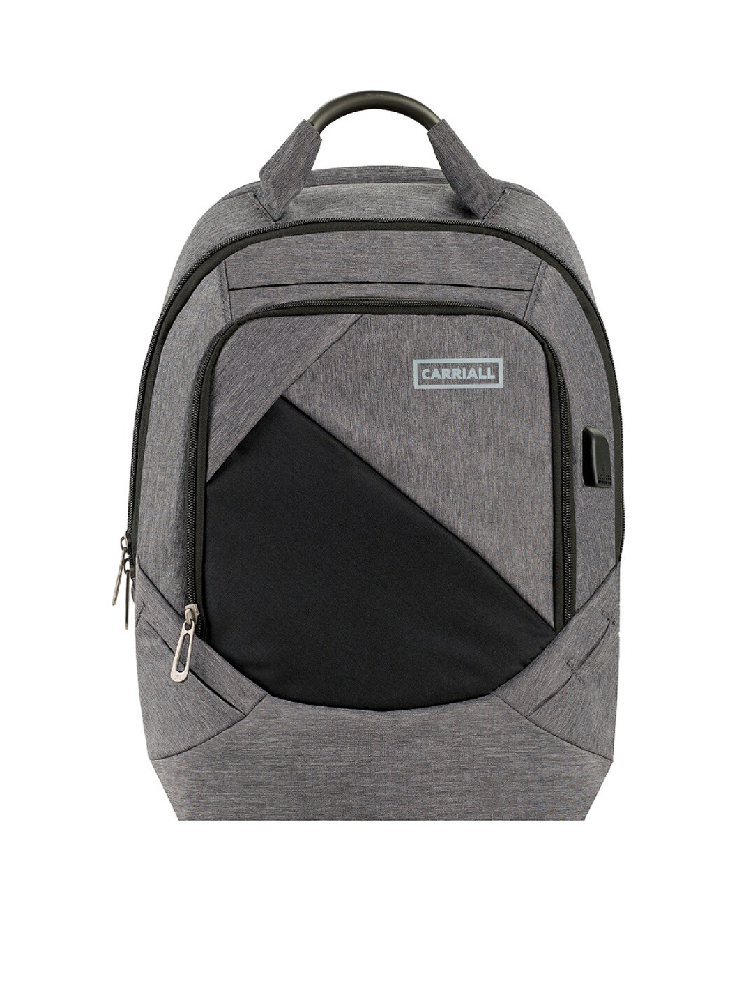 

CARRIALL Unisex Up to 16 inch Smart Laptop Backpack with Charging Port, Grey