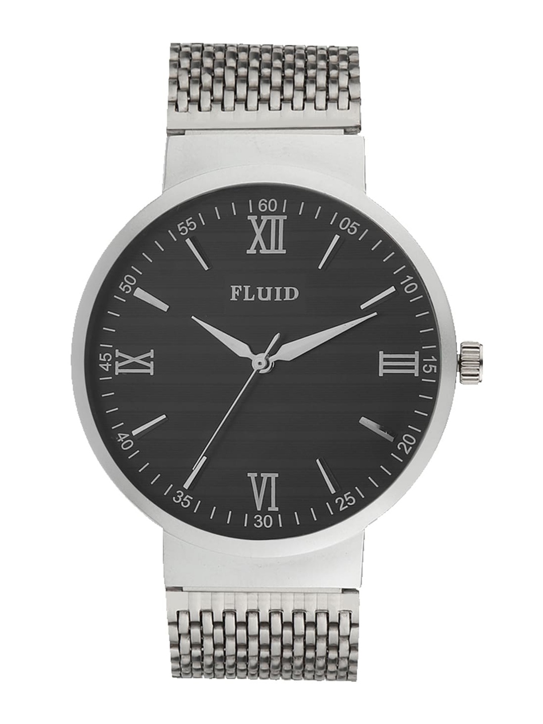 

FLUID Men Bracelet Style Straps Analogue Watch FL23-811G-BK01, Black