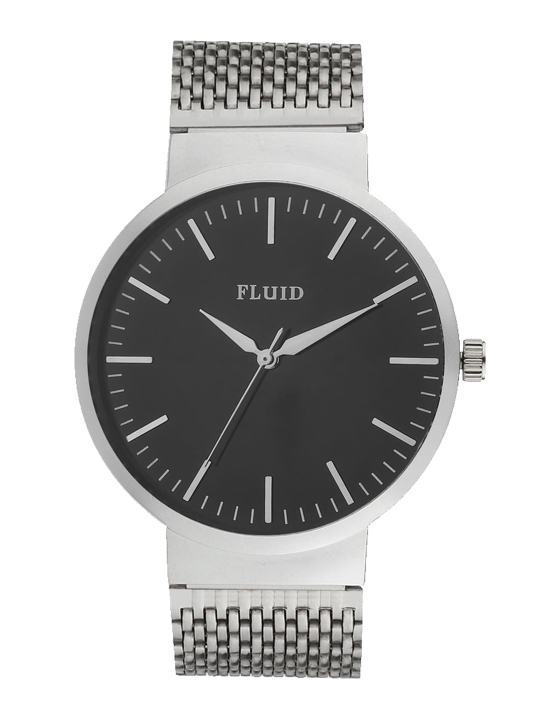 

FLUID Men Bracelet Style Straps Analogue Watch FL23-814G-BK01, Black