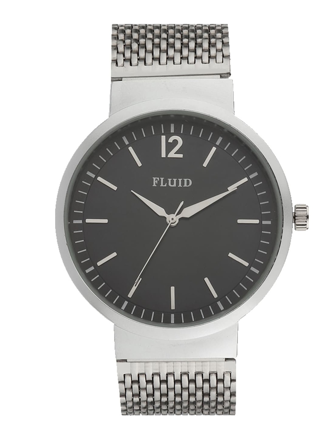 

FLUID Men Bracelet Style Straps Analogue Watch FL23-809G-BK01, Black