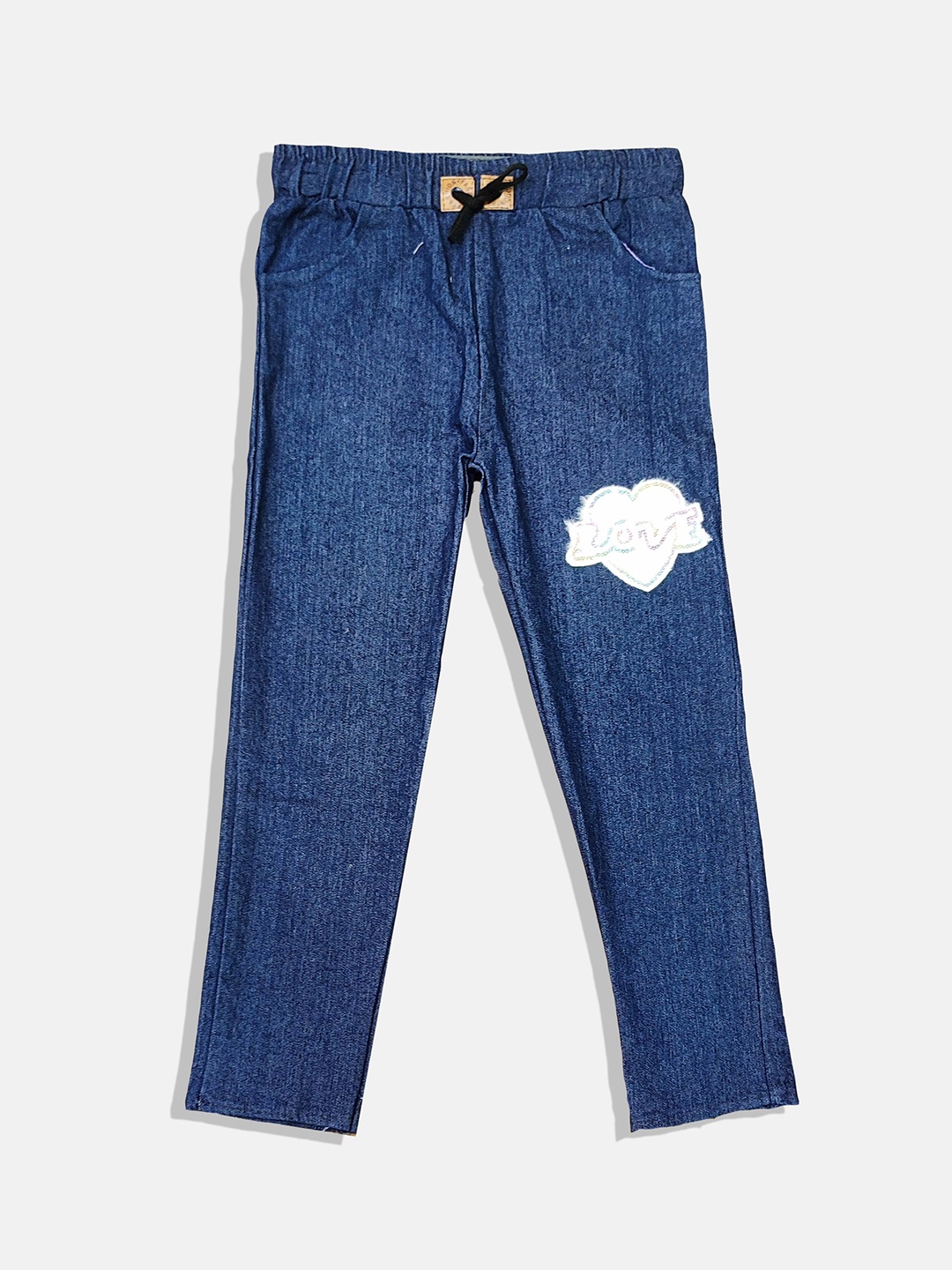 

PINVE Girls Narrow Slim Fit Stretchable Jeans, Blue