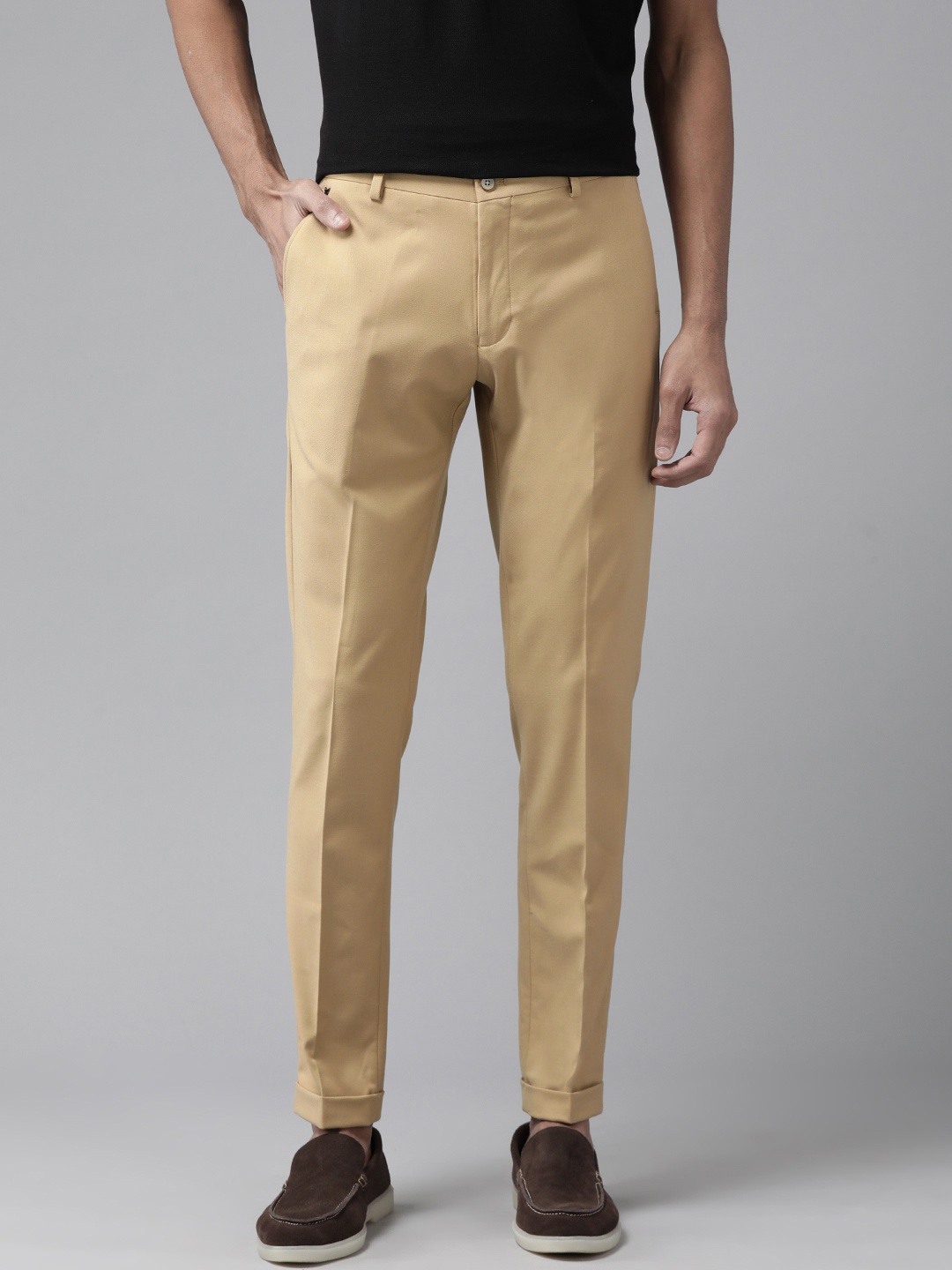 

Blackberrys Men Skinny Fit Chinos, Beige