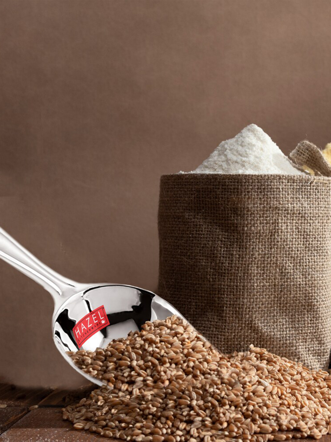 

HAZEL Stainless Steel Grocery Scoop
