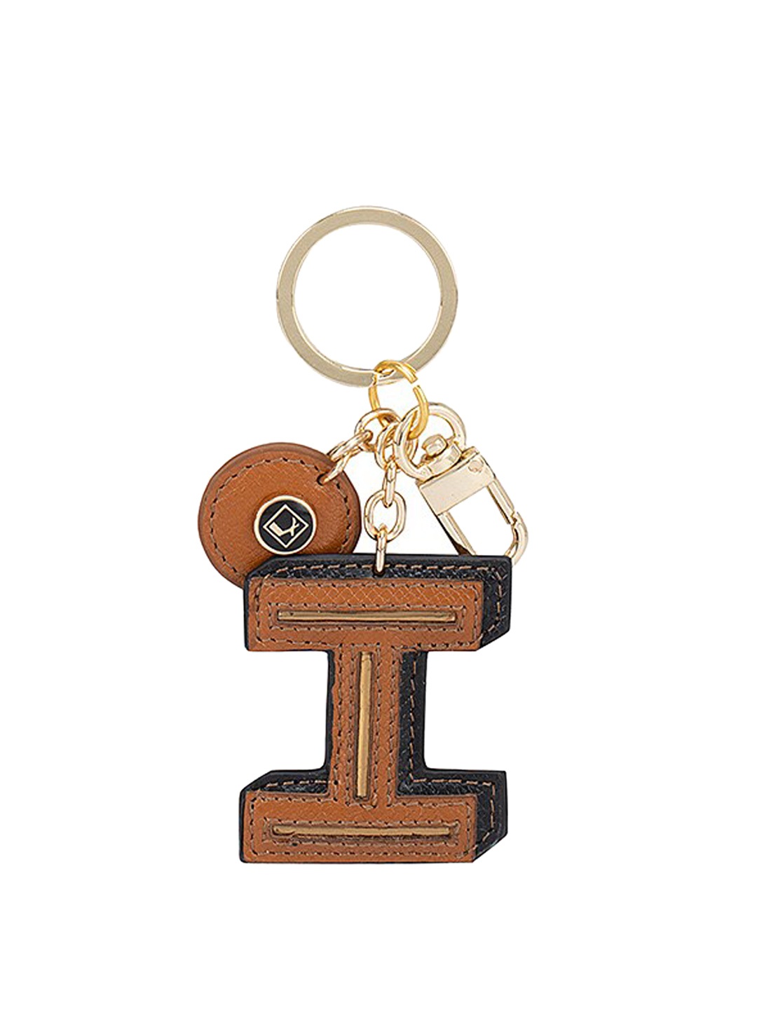 

Da Milano Genuine Leather Key Chain, Brown