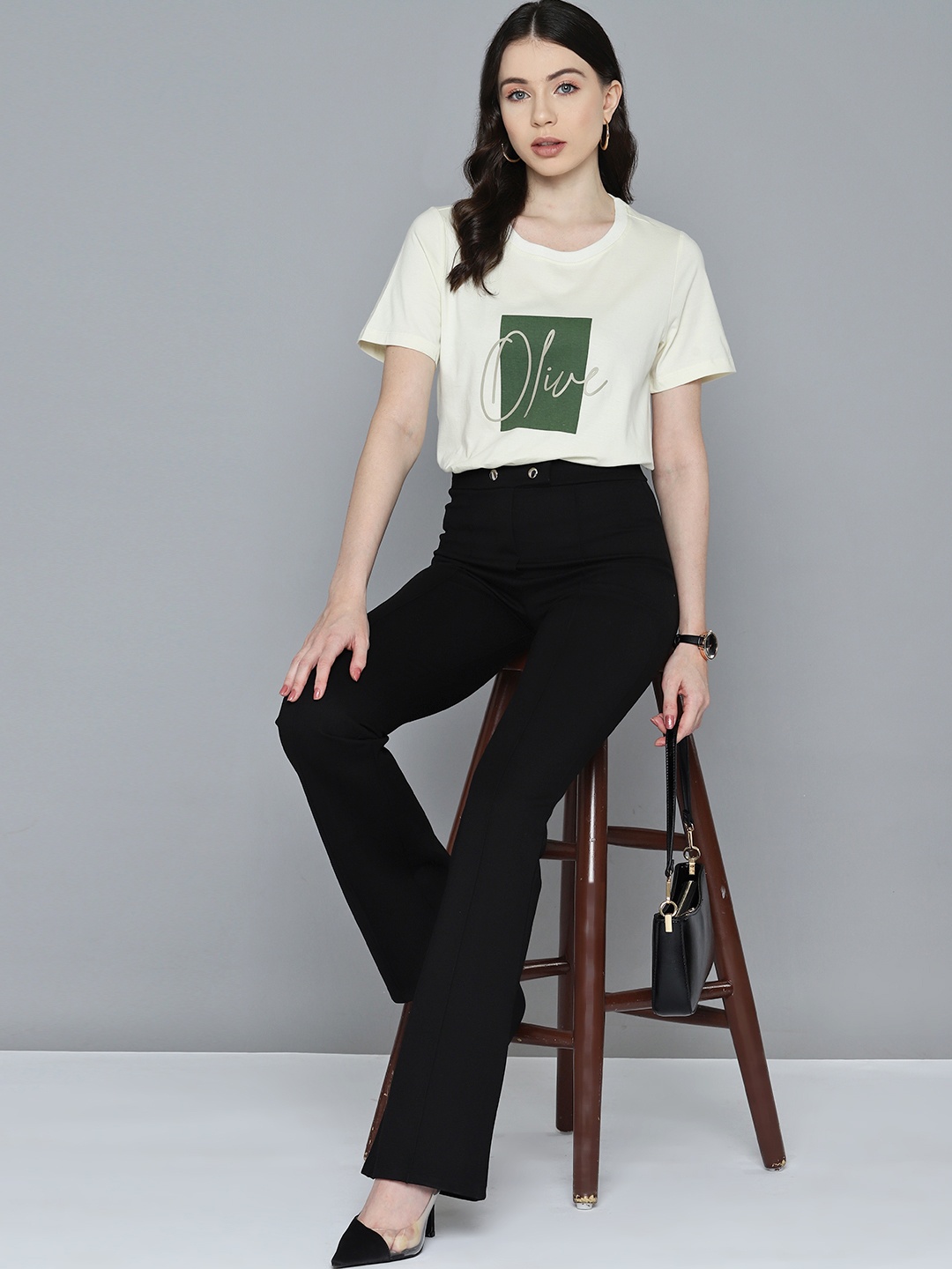 

Chemistry Typography Printed Pure Cotton T-shirt, Off white