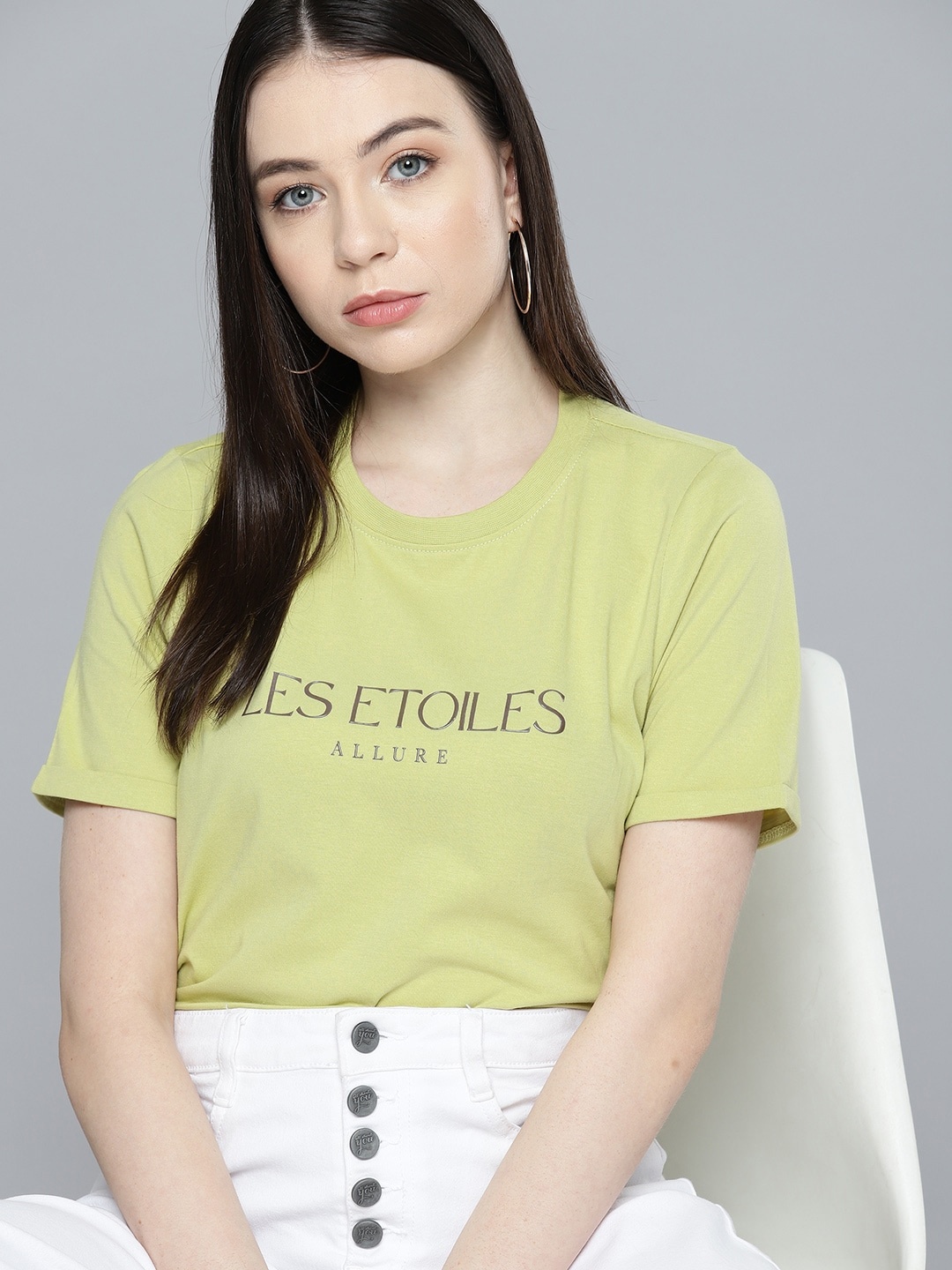 

Chemistry Typography Printed Pure Cotton T-shirt, Green
