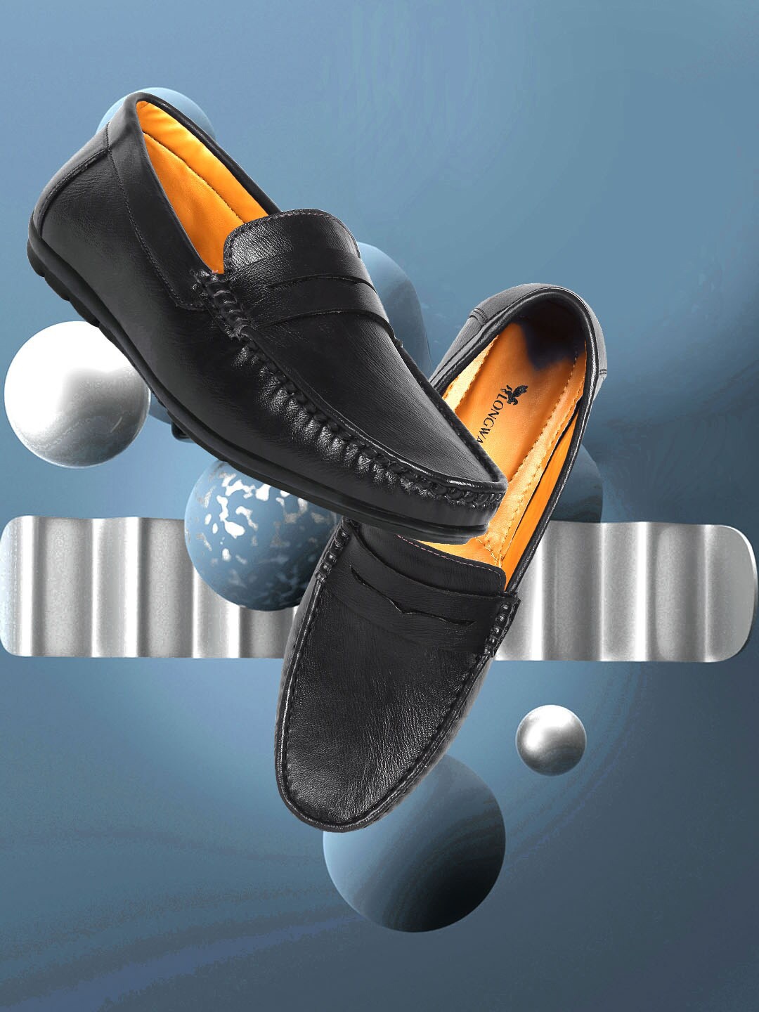 

Longwalk Men Slip-On Formal Loafers, Black
