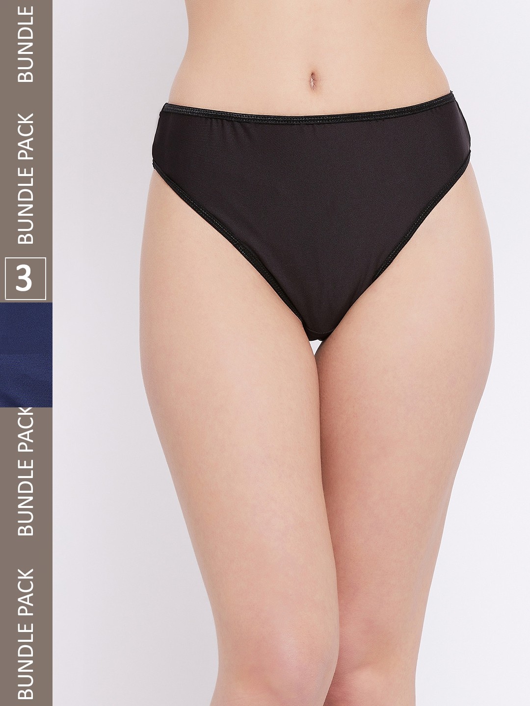 

SECRETS BY ZEROKAATA Women Pack Of 3 Assorted Microfiber Bikini Briefs