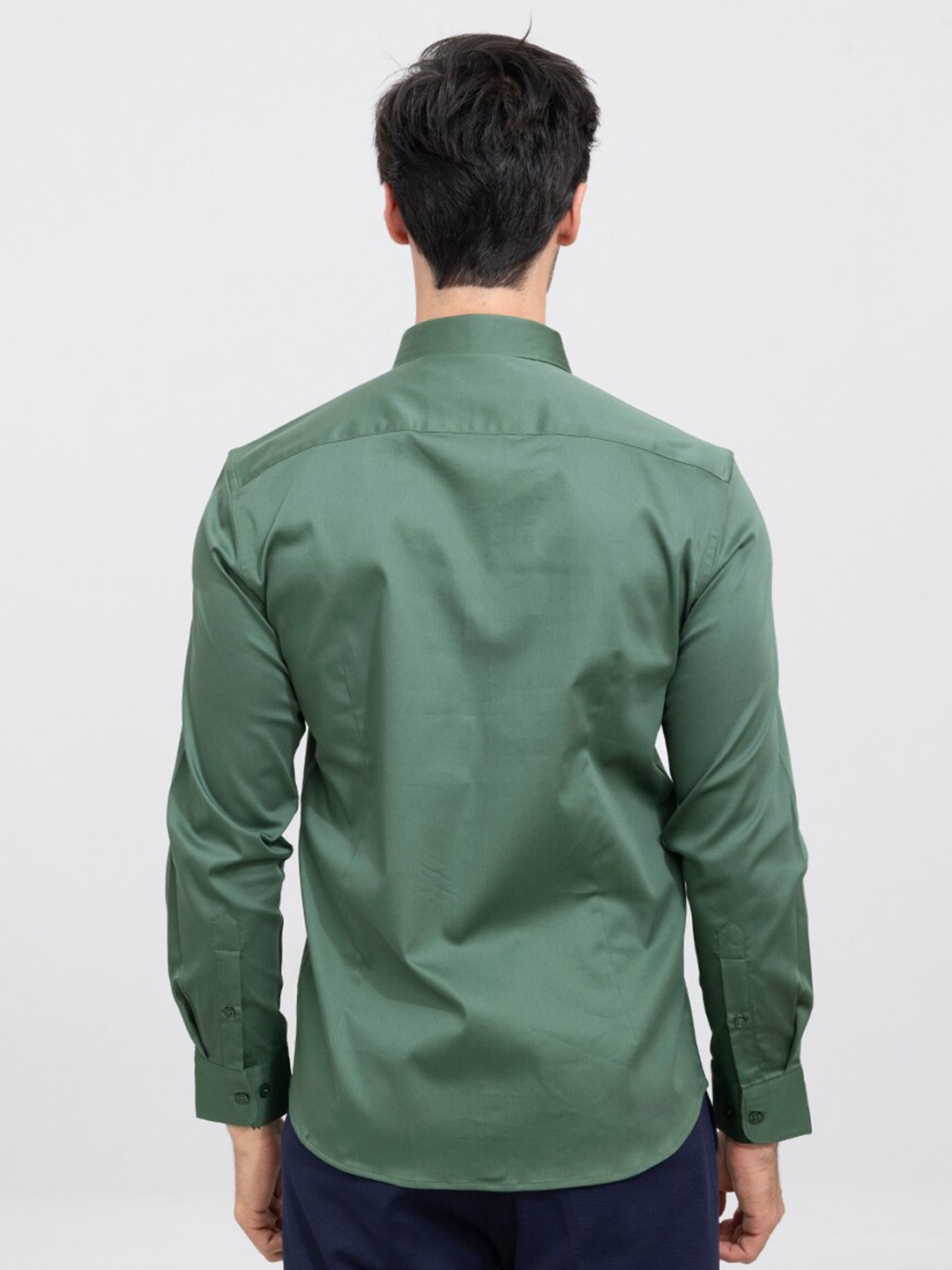 

Snitch Men Slim Fit Casual Shirt, Green