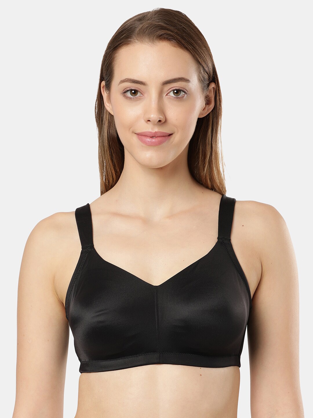 

Jockey Soft Wonder Non Padded Minimizer Bra 1841-0103, Black