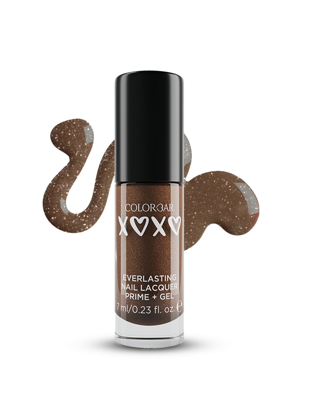 

Colorbar XOXO Everlasting Prime + Gel Nail Lacquer 7 ml - Majesty 029, Brown