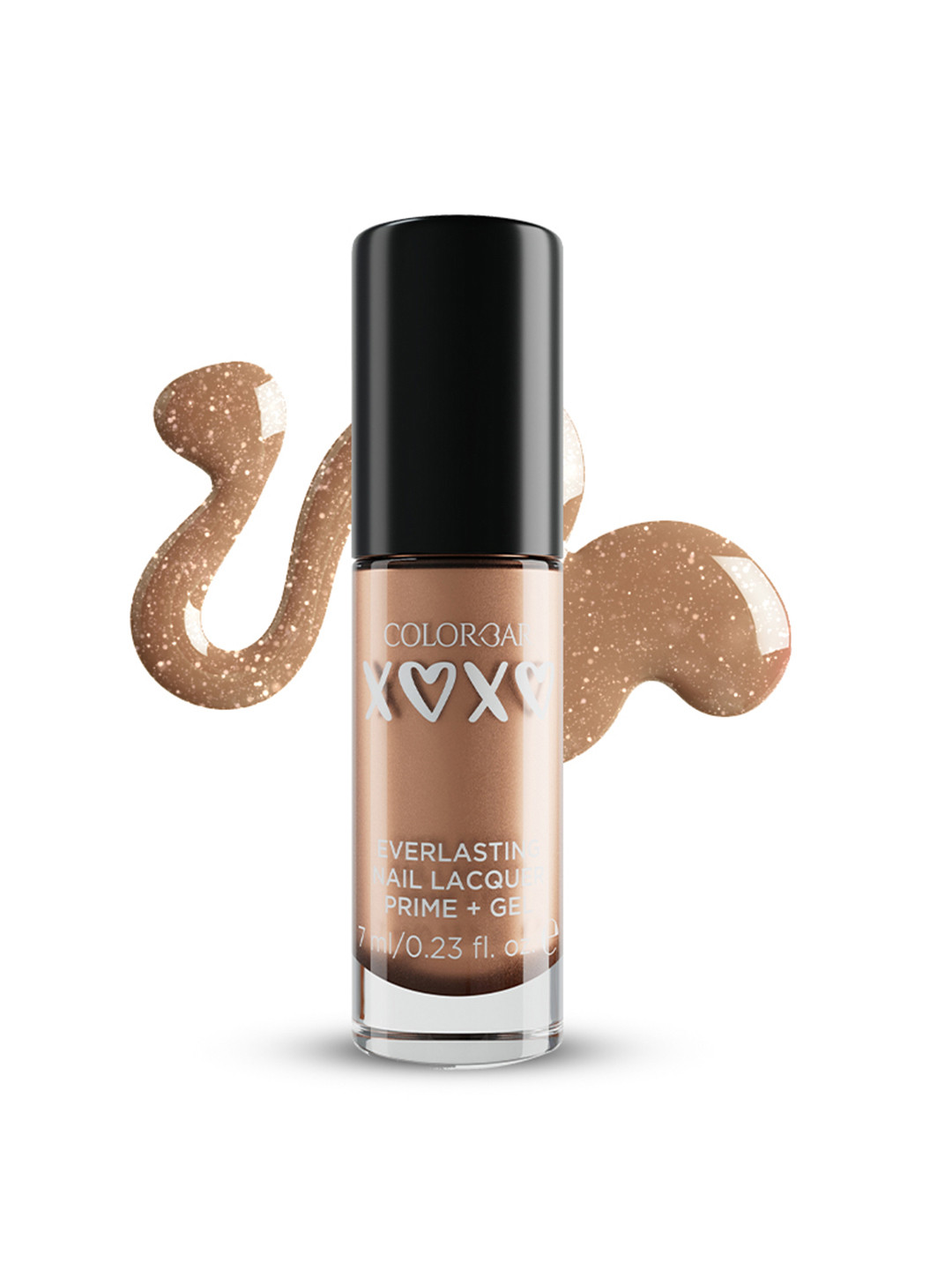 

Colorbar XOXO Everlasting Prime + Gel Nail Lacquer 7 ml - Bold Touch 028, Brown