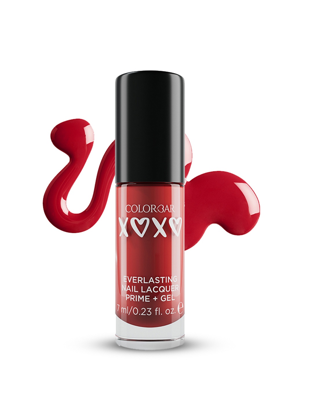 

Colorbar XOXO Everlasting Prime+Gel Glossy Nail Lacquer 7 ml - Red Sea