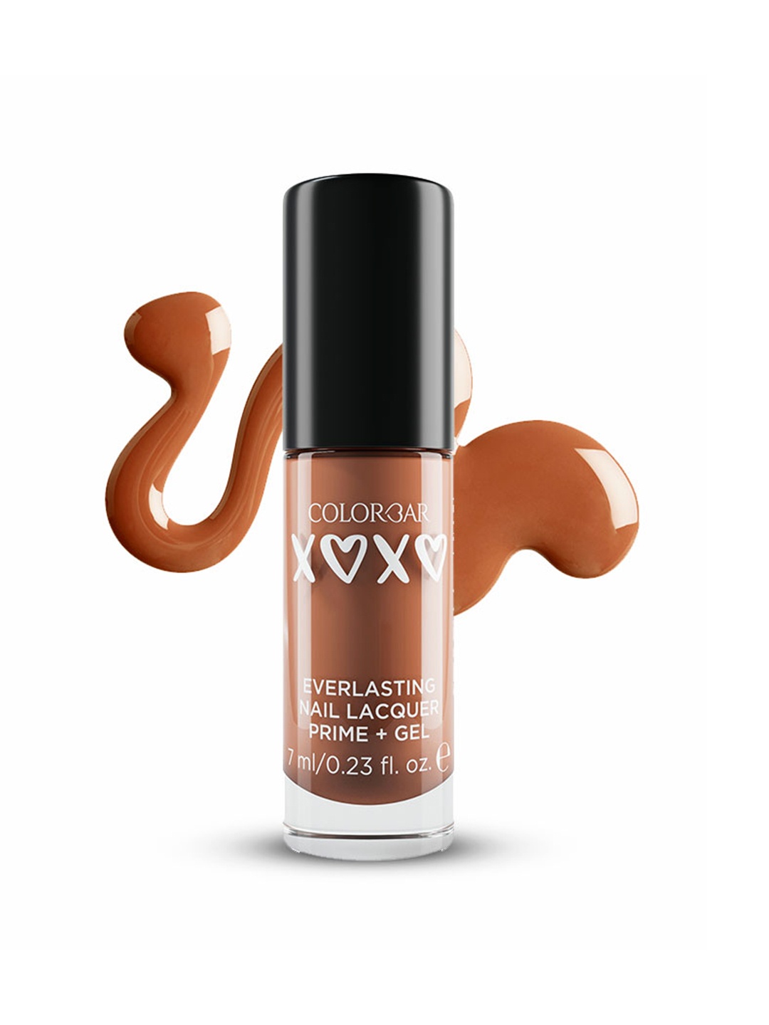 

Colorbar XOXO Everlasting Prime + Gel Nail Lacquer 7 ml - Waffle 020, Brown