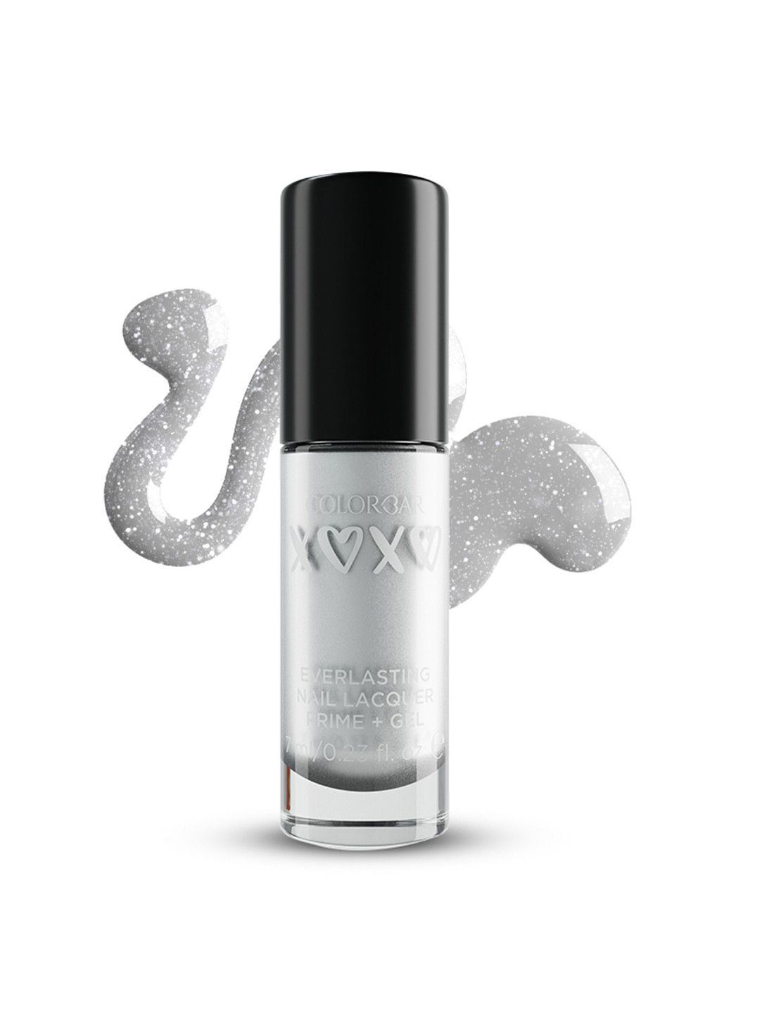 

Colorbar XOXO Everlasting Prime + Gel Nail Lacquer 7 ml - Queen Business 030, Silver