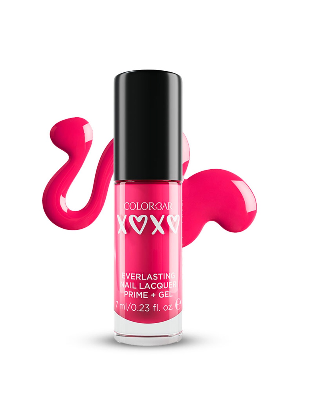 

Colorbar XOXO Everlasting Prime + Gel Nail Lacquer 7 ml - Hot Tips 016, Pink