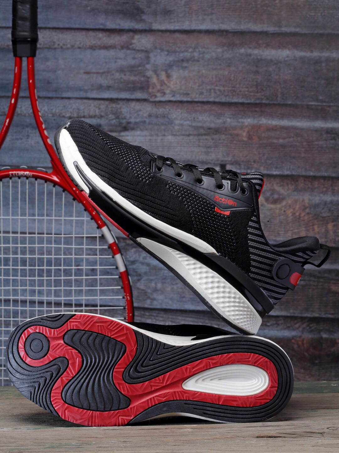 

Action Men Athleo ATG Non-Marking Running Shoes, Black