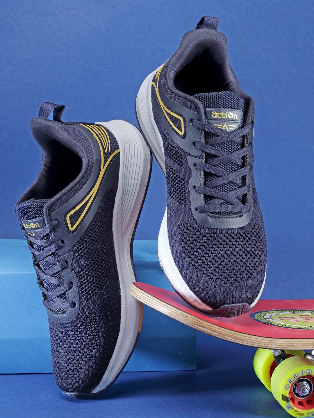 

Action Men Athleo ATG Non-Marking Running Shoes, Navy blue