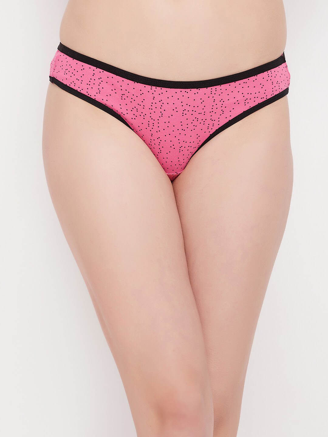 

Clovia Women Printed Cotton Low-Rise Bikini Briefs PN3380F14XXL, Pink